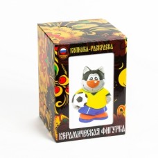 набор "Керамическая фигурка" копилка КОТЕНОК ФУТБОЛИСТ