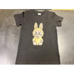 Футболка чёрная Лабубу (122)