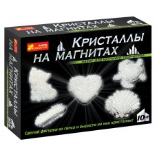 Наборы для научного творчества - Кристаллы на магнитах (белые)